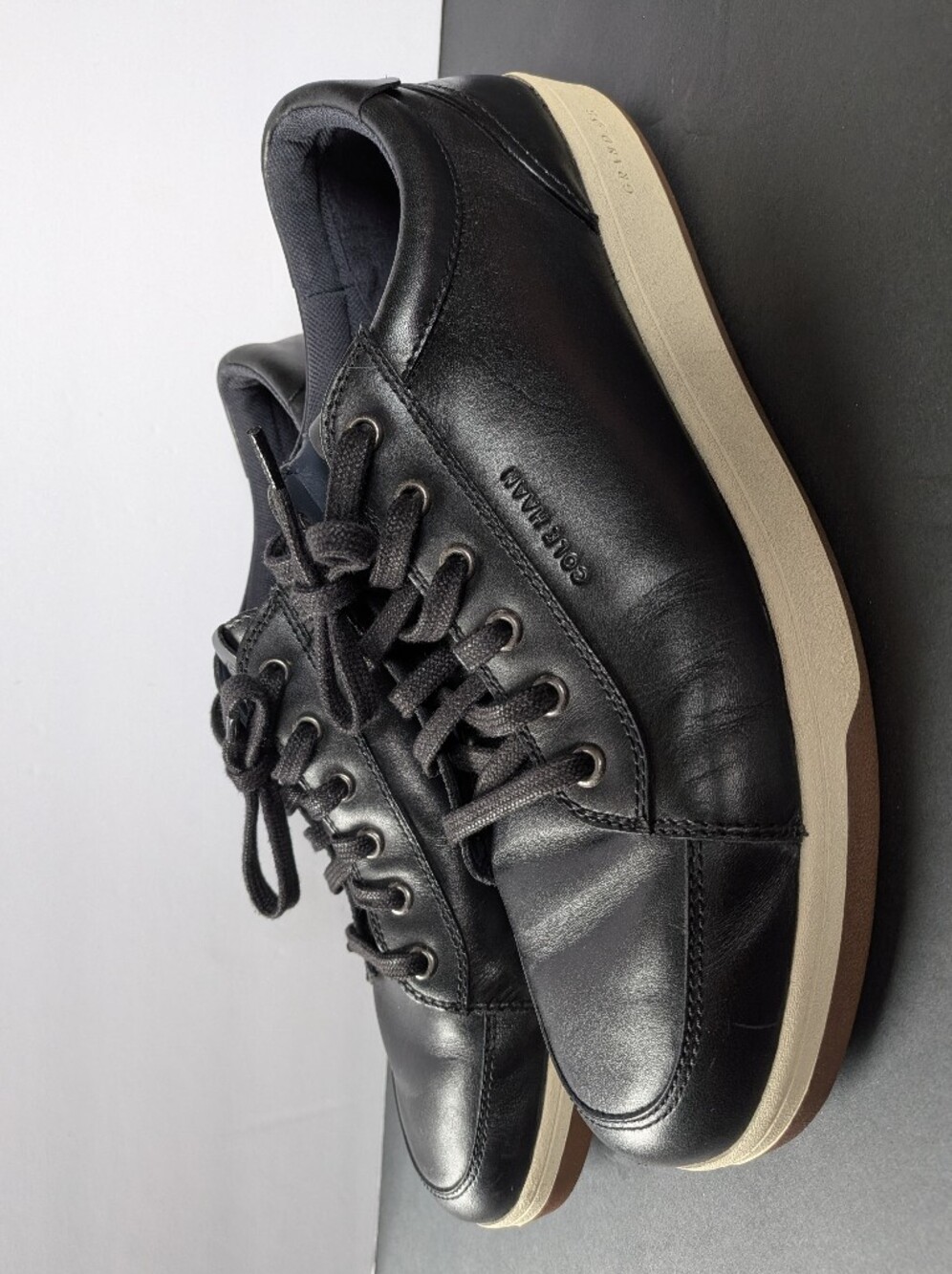 Cole Haan Grand.OS Sneakers Men 12 Lace Ox Leather Low Top C31539 Casual Shoe